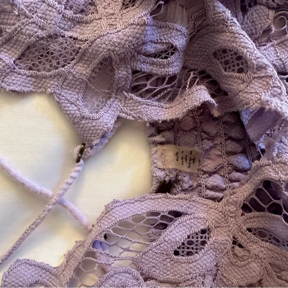 Free People Adela Bralette in Lavendar - Picture 4 of 5